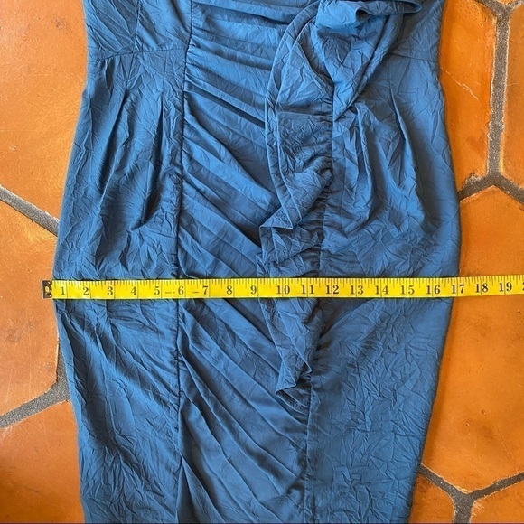 Nanette Lepore Unwrap Me Ruched Cocktail Dress - Picture 9 of 9